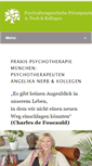 Mobile Screenshot of praxis-nerb.de